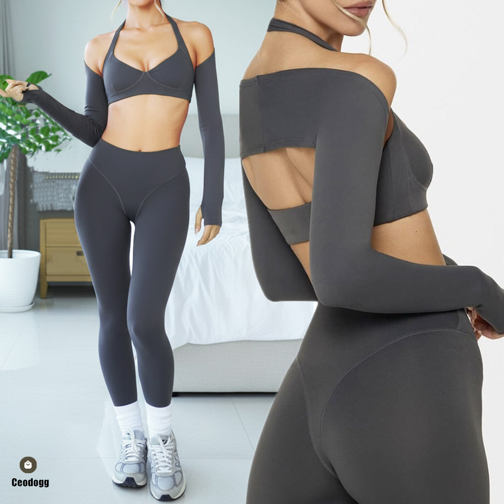 ชุดโยคะออกกำลังกายสีนู้ด 2/3 ช - Yoga Fitness Zumba บทวิจารณ์และราคา