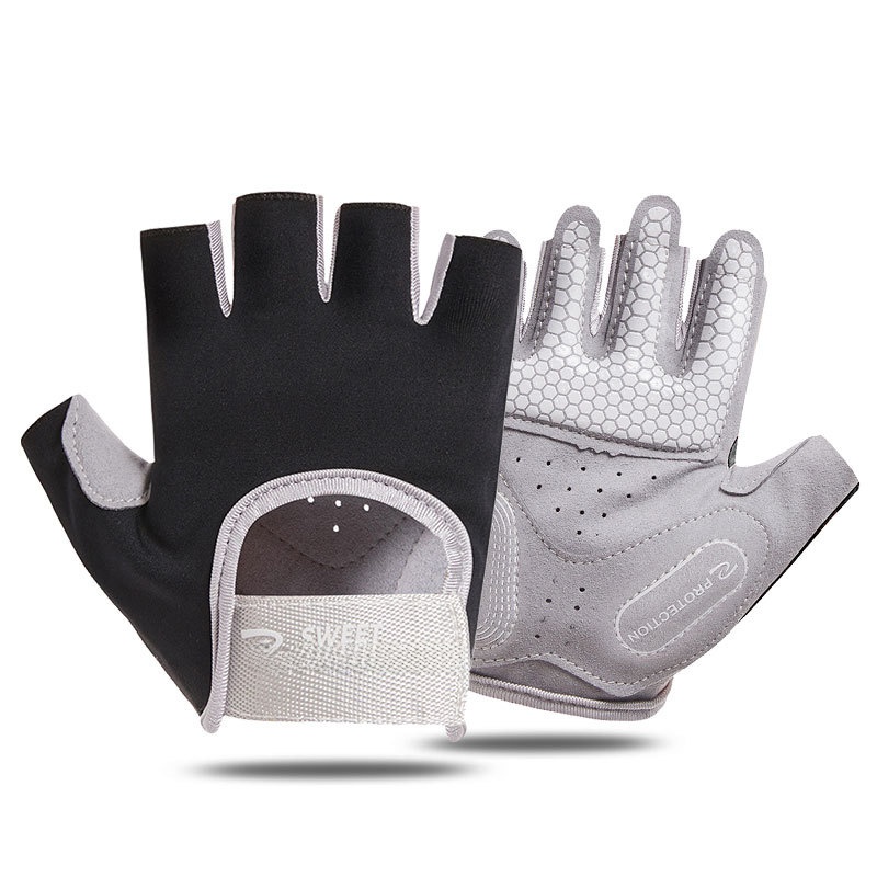 ถุงมือโยคะฟิตเนสแบบครึ่งนิ้วสำ - Yoga Fitness Bar บทวิจารณ์และราคา