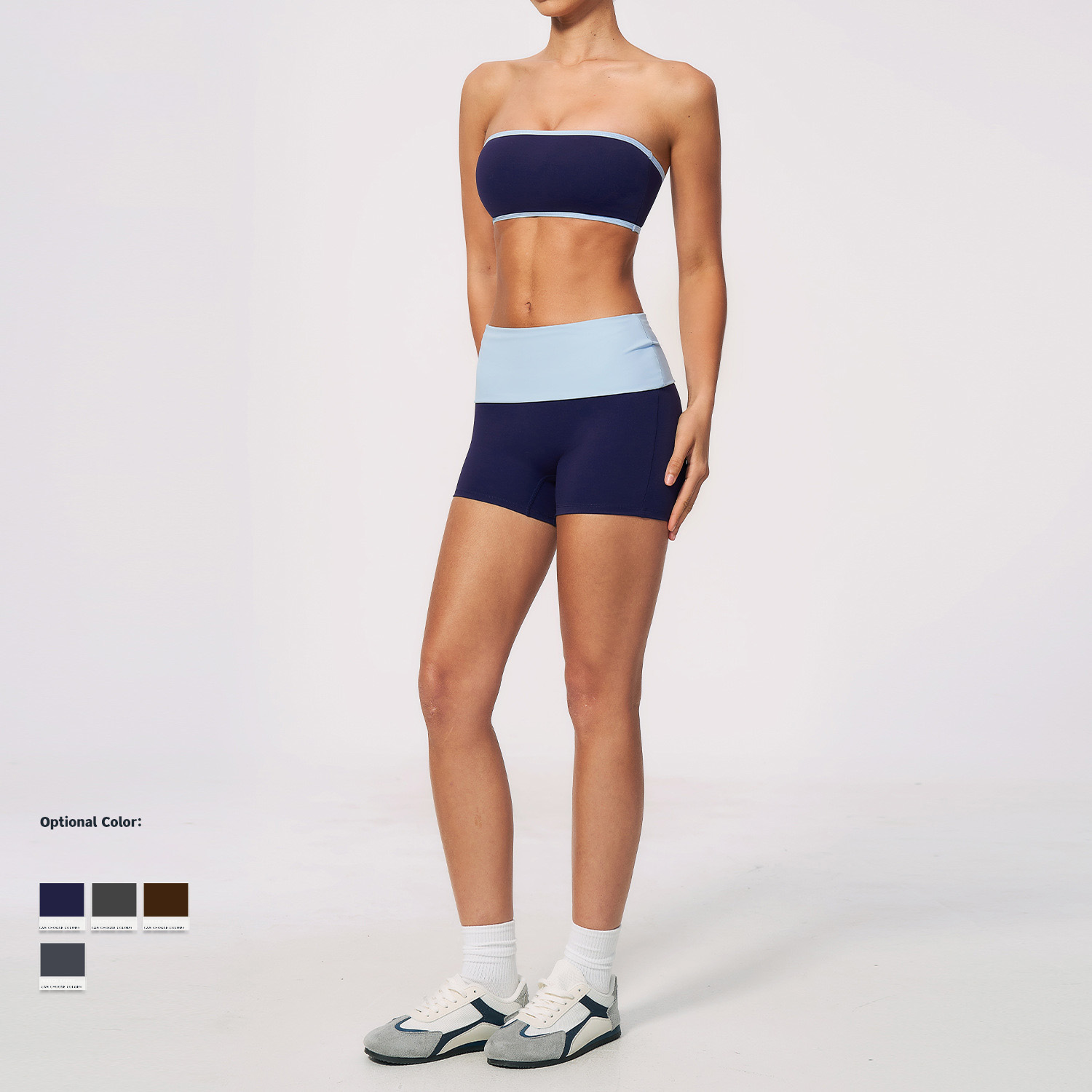 ชุดออกกำลังกายผู้หญิงแบบสองชิ้ - Yoga Fitness Set บทวิจารณ์และราคา