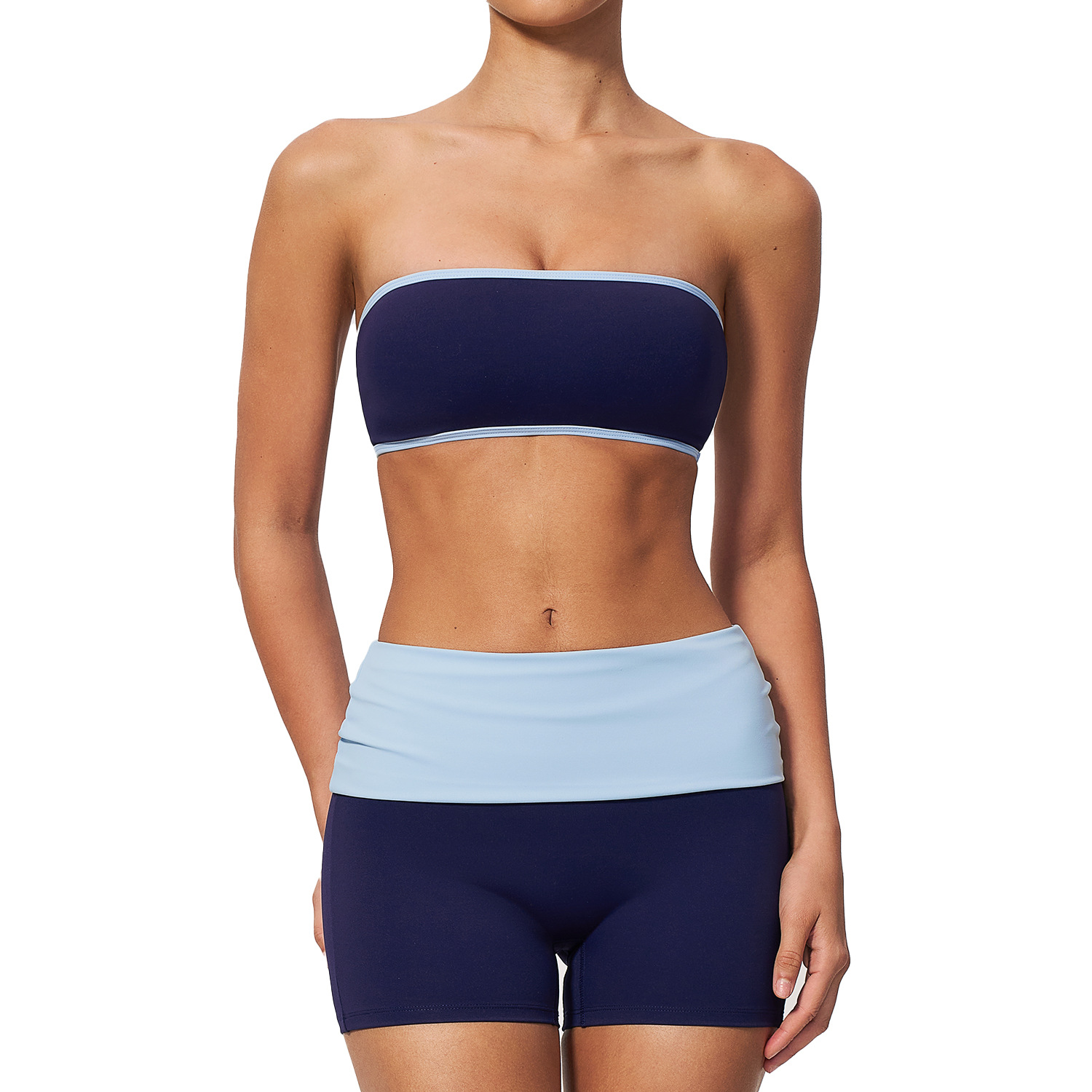 ชุดออกกำลังกายผู้หญิงแบบสองชิ้ - Yoga Fitness Set บทวิจารณ์และราคา