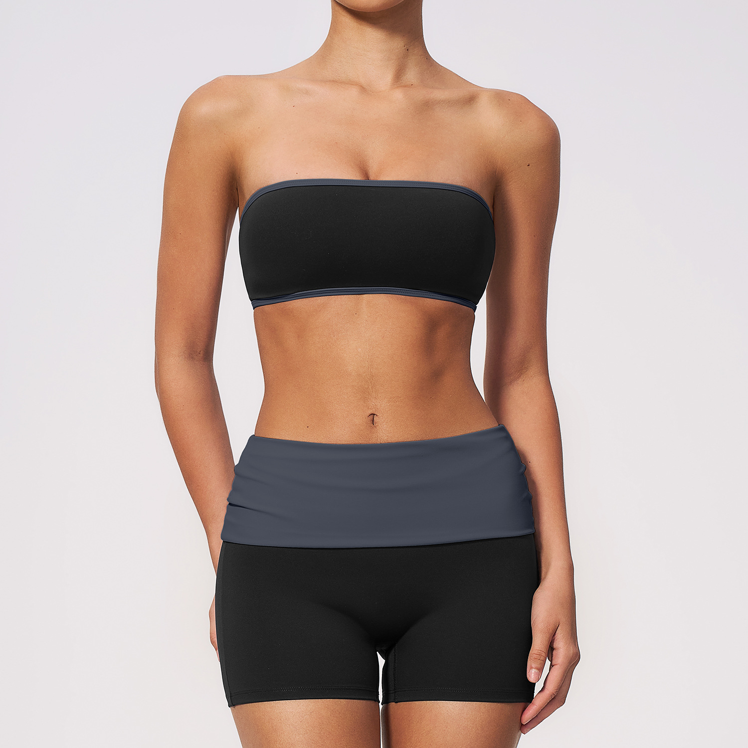 ชุดออกกำลังกายผู้หญิงแบบสองชิ้ - Yoga Fitness Set บทวิจารณ์และราคา