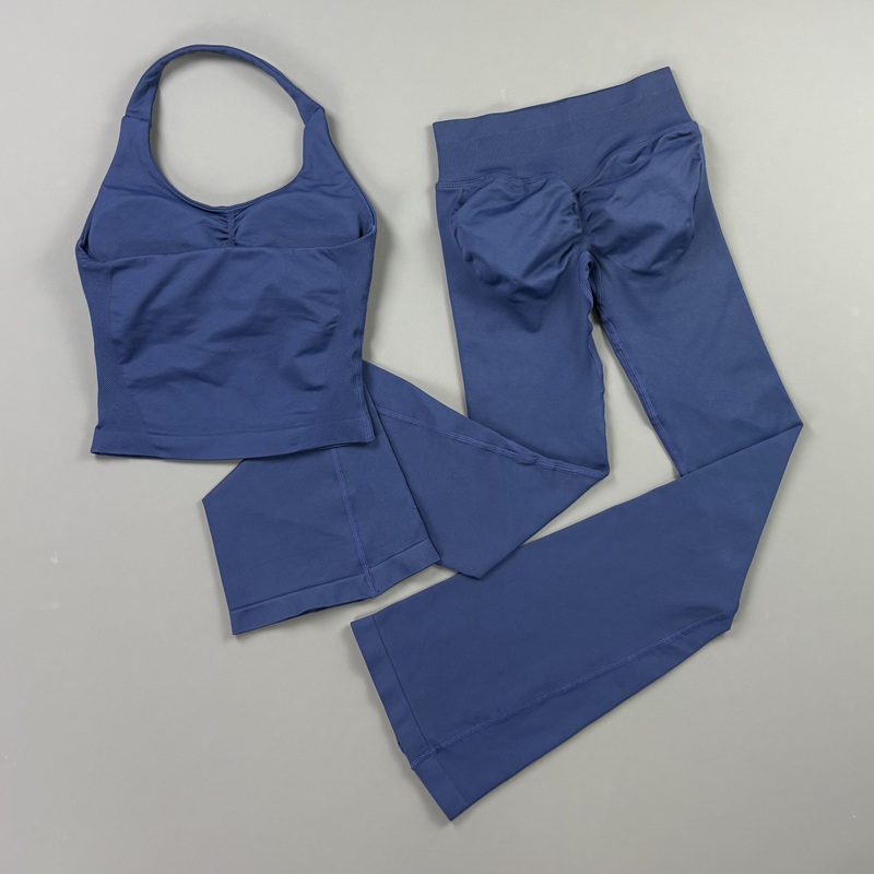 ชุดเลกกิ้งขาบาน 2 ชิ้น เสื้อสา - Yoga Fitness Zumba บทวิจารณ์และราคา