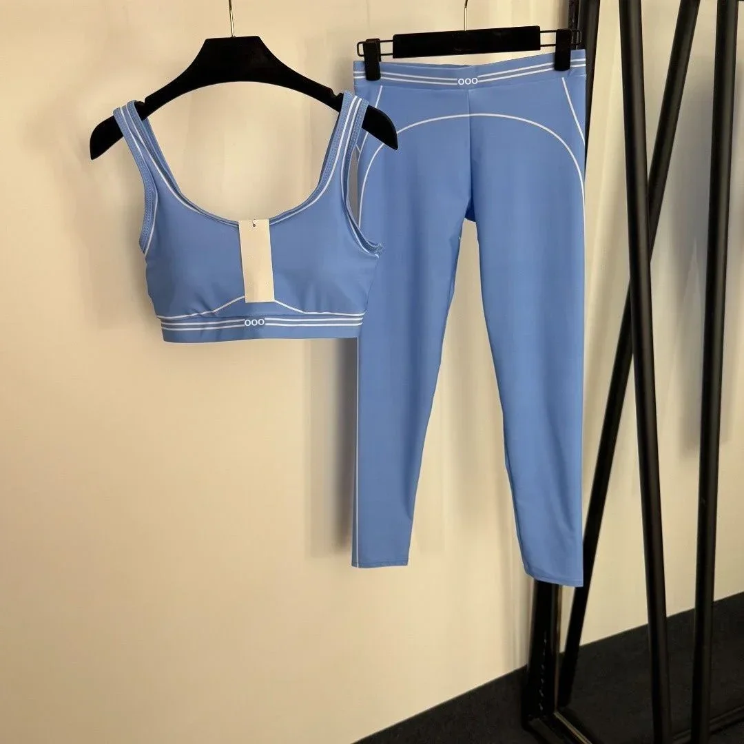 ชุดออกกำลังกายสองชิ้น เสื้อกล้ - Yoga Fitness Set บทวิจารณ์และราคา