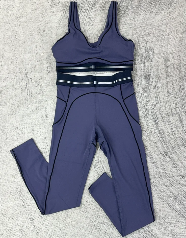 ชุดออกกำลังกายสองชิ้น เสื้อกล้ - Yoga Fitness Set บทวิจารณ์และราคา