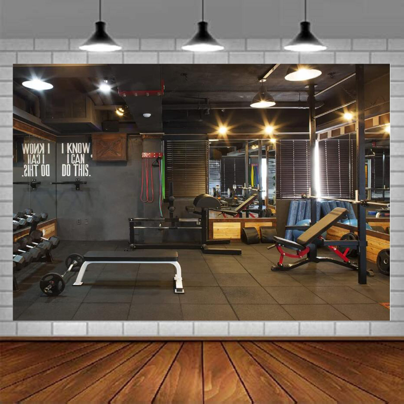 ฉากหลังถ่ายภาพในยิม ตกแต่งงานป - Yoga Fitness Video บทวิจารณ์และราคา