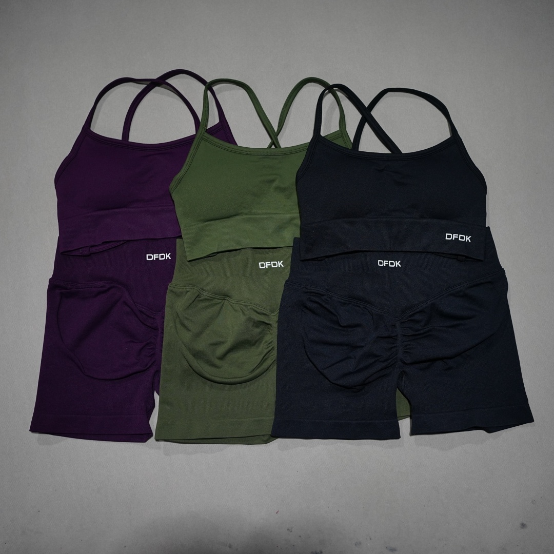 DFDK ชุดเลกกิ้งขาสั้นเอวสูง, ส - Yoga Fitness Zumba บทวิจารณ์และราคา